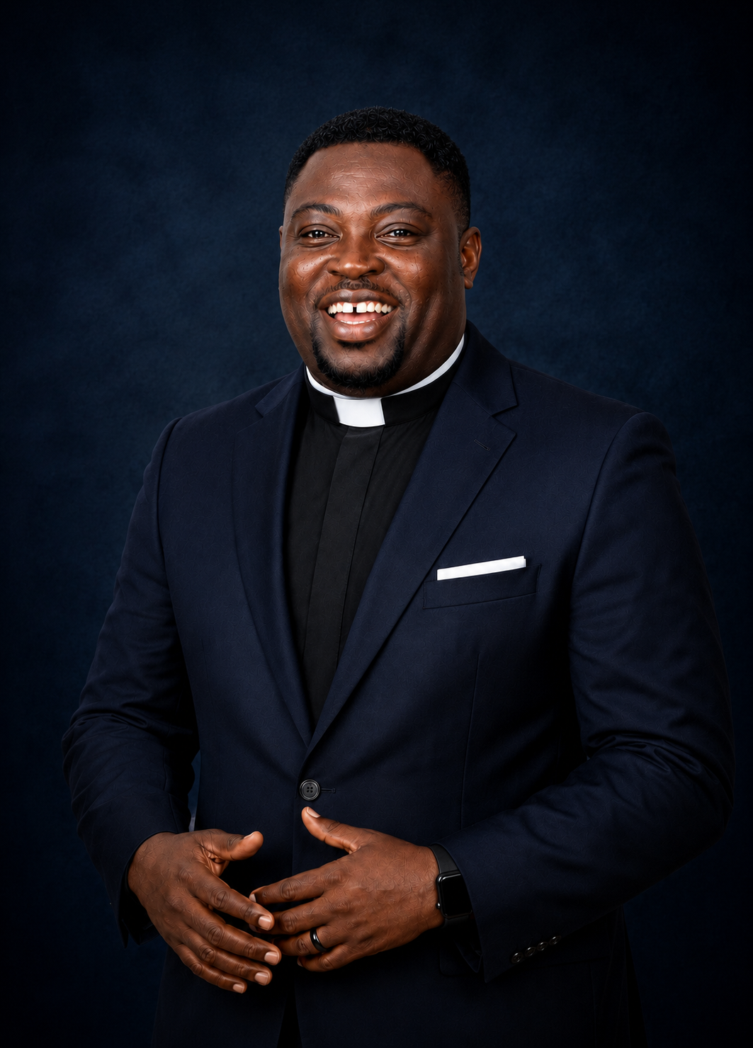 Portrait of Guest Minister Rev. Stephen Obeng Amoako