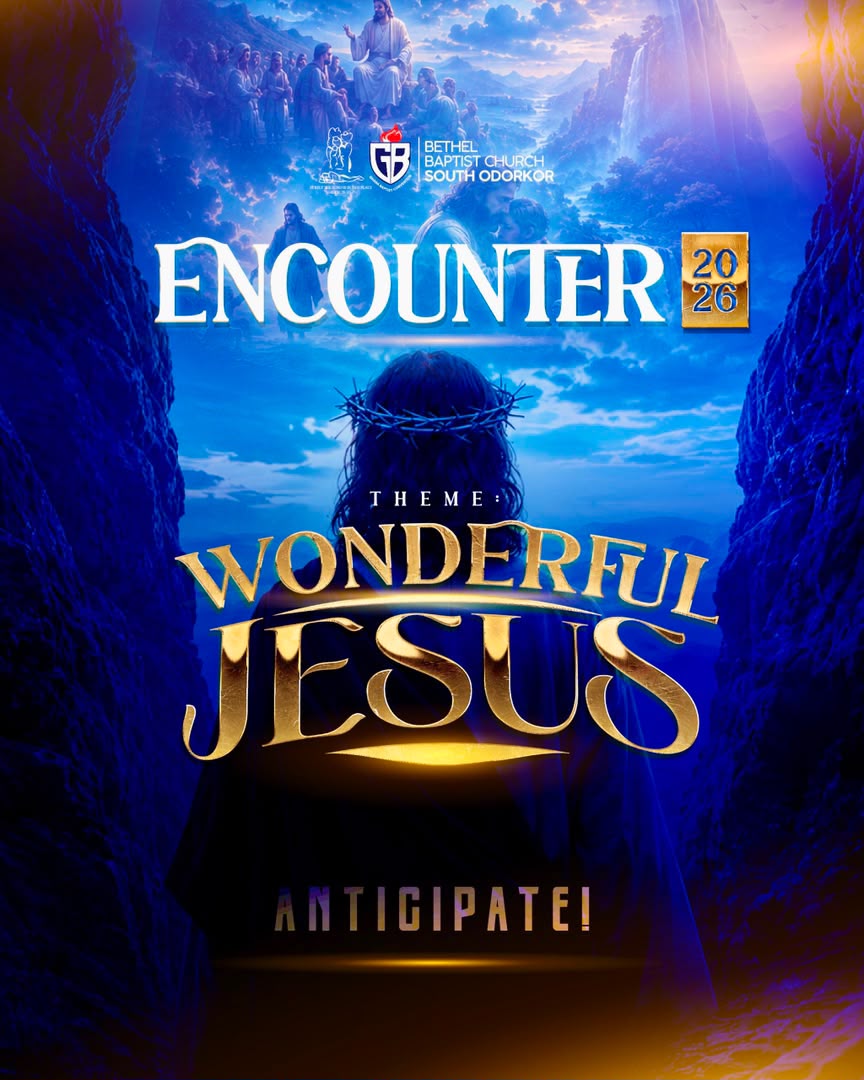 Encounter 2026 Wonderful Jesus promotional artwork